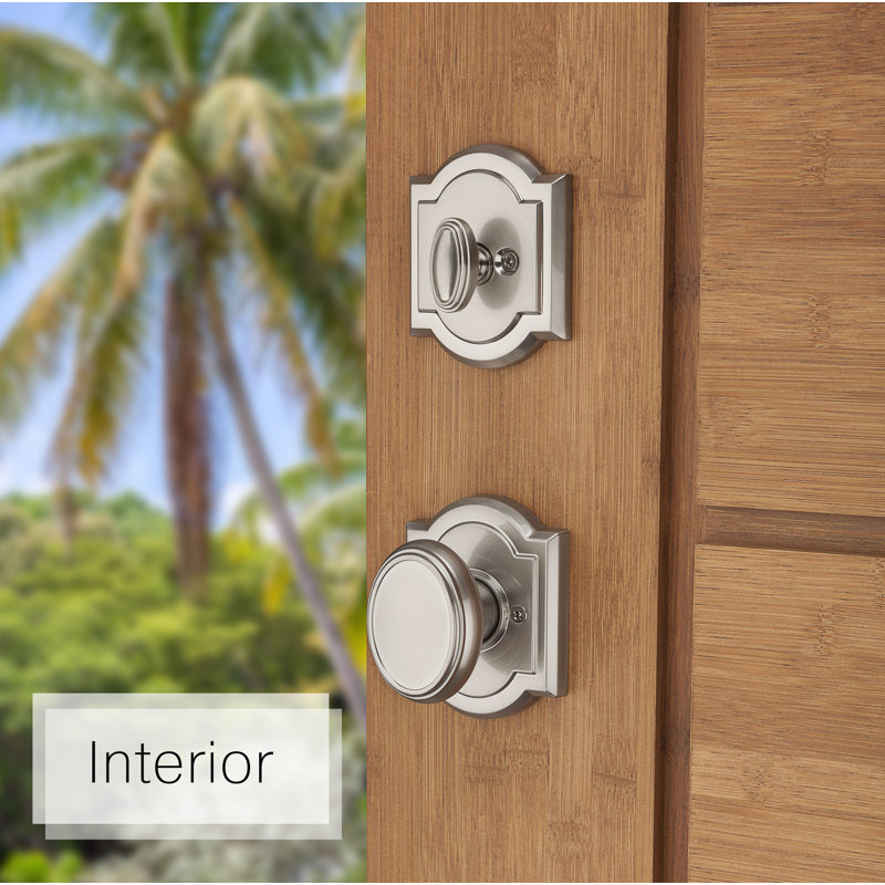 Baldwin Avendale Handleset with Single Cylinder Deadbolt and Carnaby